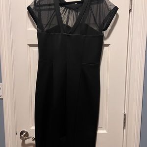 Signature by Robbie Bee Midi Little Black Dress